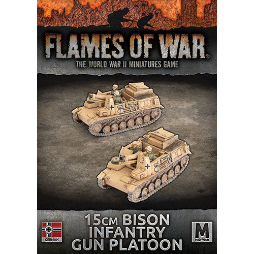 Flames of War 15cm Bison Infantry Gun Platoon | GrognardGamesBatavia