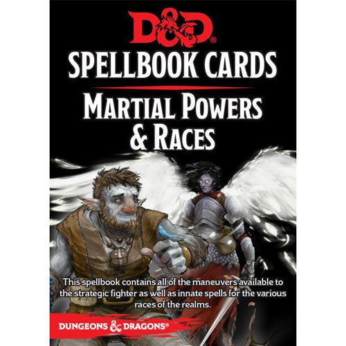 Spellbook Cards - Martial Powers & Races | GrognardGamesBatavia