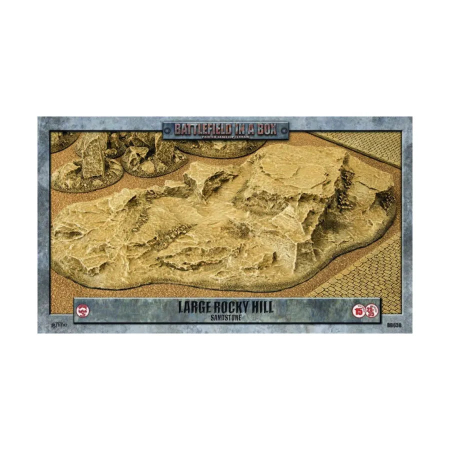 Battlefield in a Box: Large Rocky Hill Sandstone | GrognardGamesBatavia
