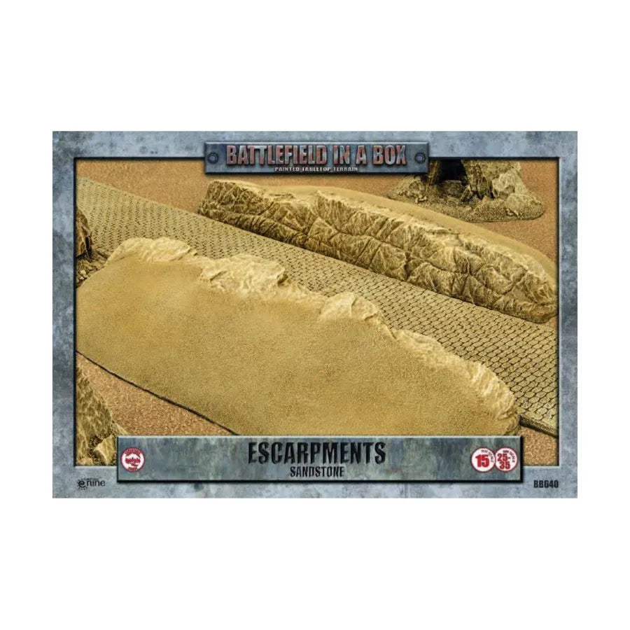 Battlefield in a Box: Escarpments Sandstone | GrognardGamesBatavia
