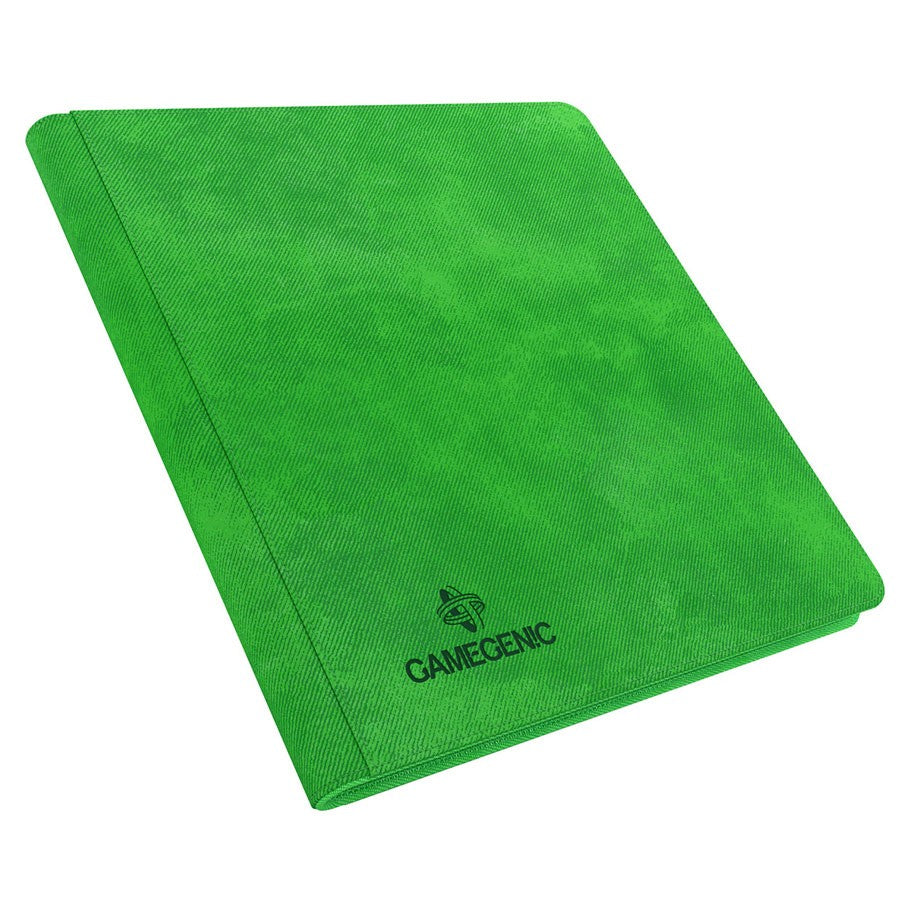 Gamegenic GG3124 Zip-Up Album 24-Pocket Green | GrognardGamesBatavia