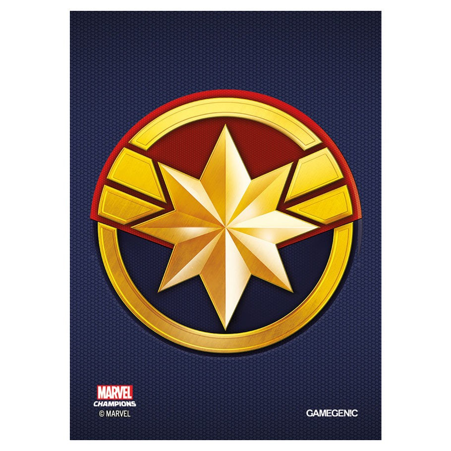 Marvel Champions Art Sleeves Captain Marvel | GrognardGamesBatavia