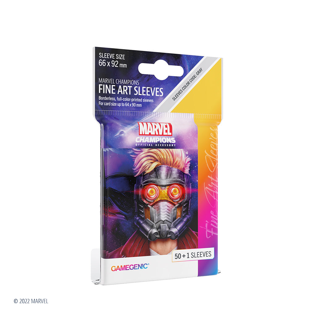 MARVEL: CHAMPIONS FINE ART SLEEVES – STAR-LORD | GrognardGamesBatavia