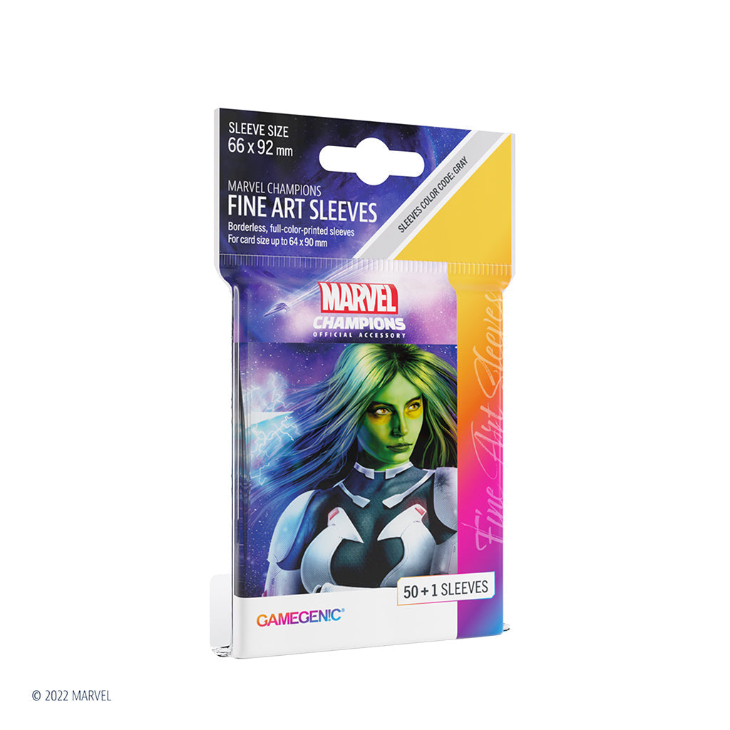 MARVEL: CHAMPIONS FINE ART SLEEVES – GAMORA | GrognardGamesBatavia