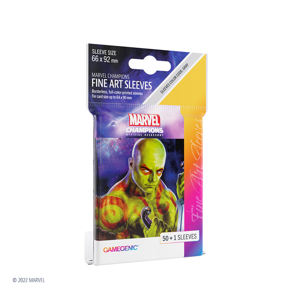 MARVEL: CHAMPIONS FINE ART SLEEVES – DRAX | GrognardGamesBatavia