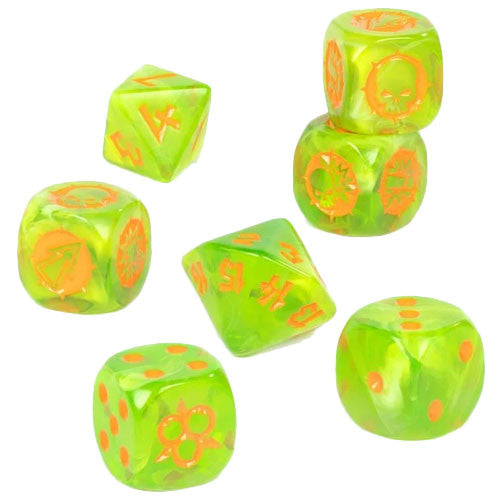 Blood Bowl Nurgle Team Dice Set | GrognardGamesBatavia