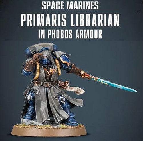 Space Marines Primaris Librarian in Phobos Armour | GrognardGamesBatavia