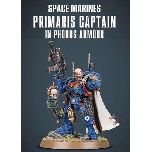 Space Marines Primaris Captain in Phobos Armour | GrognardGamesBatavia