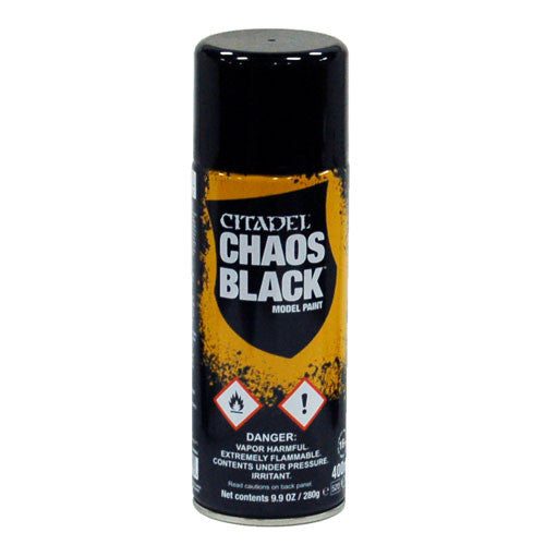 Spray Primer Chaos Black | GrognardGamesBatavia