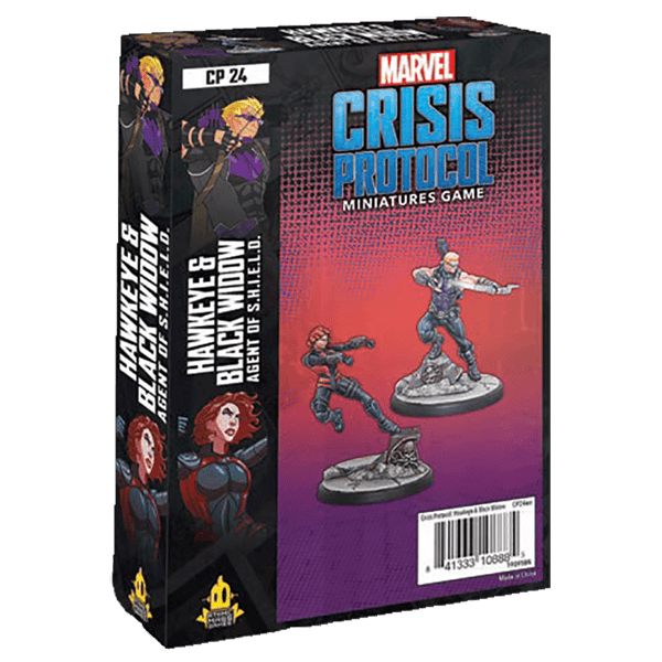 CP 24 Marvel Crisis Protocol: Hawkeye & Black Widow Agent of S.H.I.E.L.D | GrognardGamesBatavia