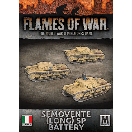 Flames of War Italian Semovente (Long) SP Battery | GrognardGamesBatavia