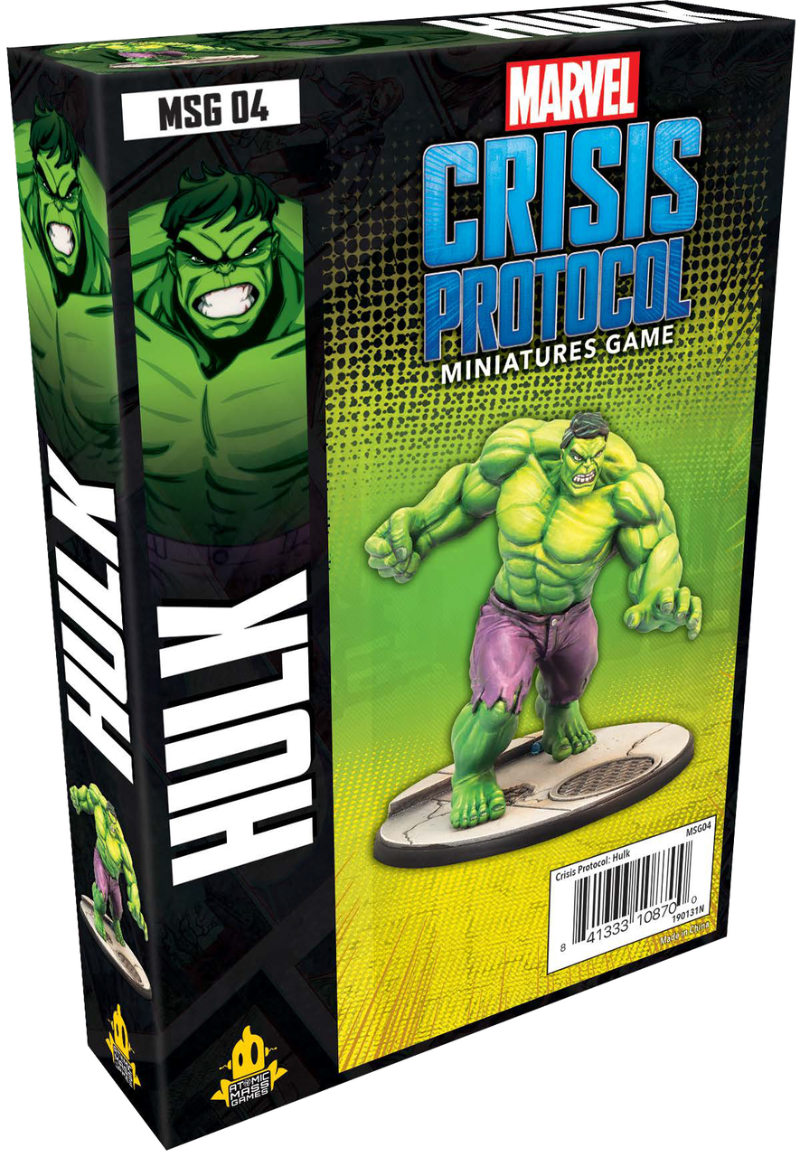 CP 04 Marvel Crisis Protocol: HULK | GrognardGamesBatavia