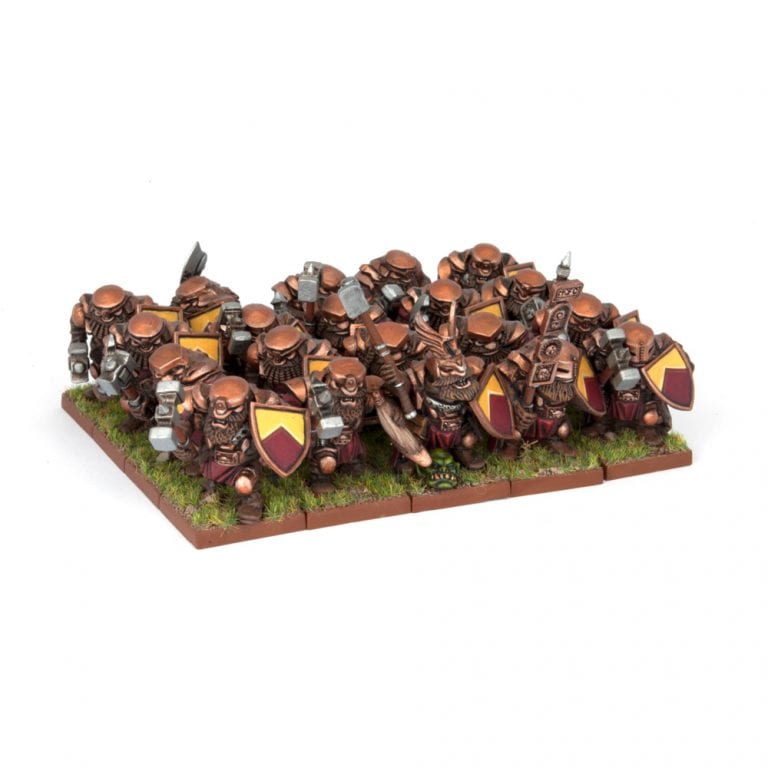 Kings of War Dwarf Ironclad Regiment | GrognardGamesBatavia