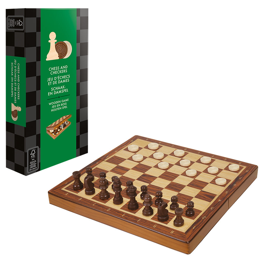 CHESS AND CHECKERS - FOLDING VERSION | GrognardGamesBatavia