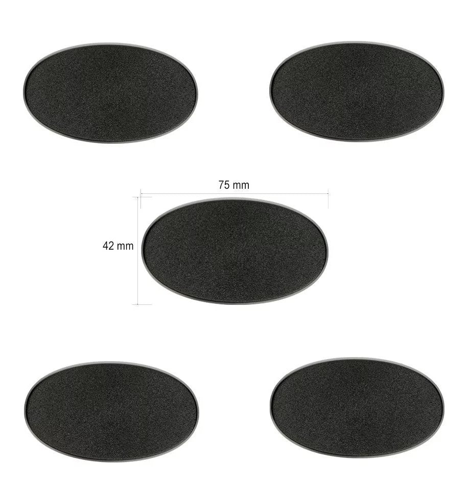 Citadel 75x42mm Oval Bases 3 pack (Web) | GrognardGamesBatavia