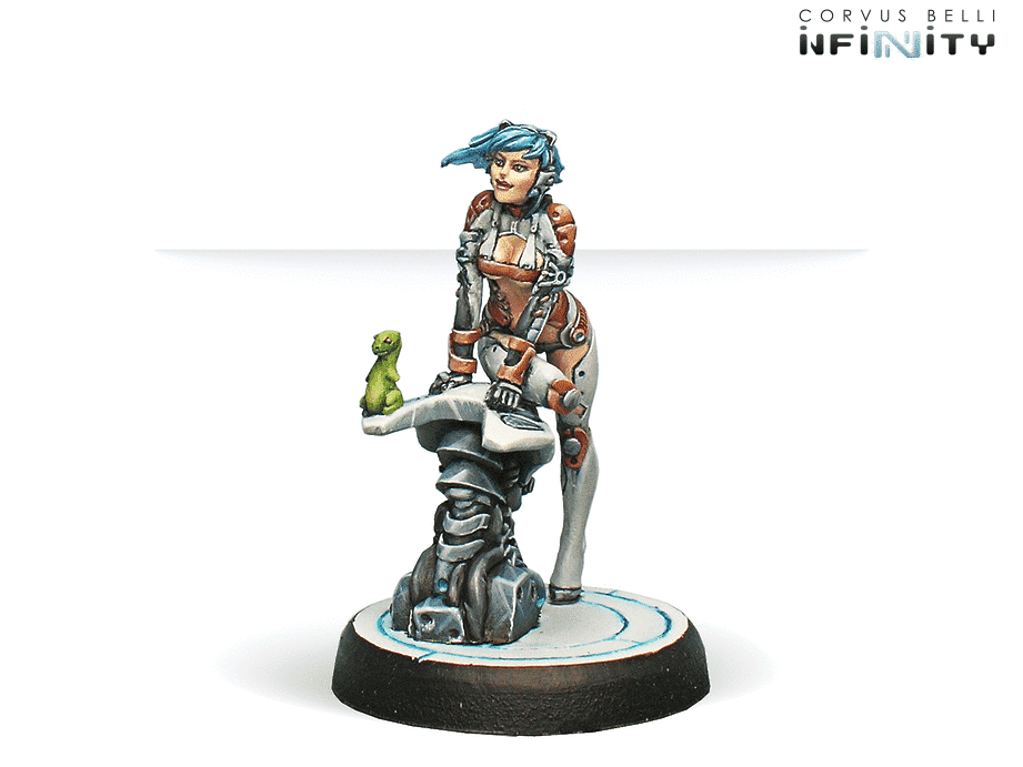 Infinity Nomads Lizard Pilot | GrognardGamesBatavia