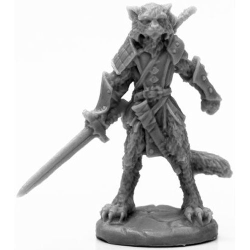 Bones 44117 Mal, Catfolk Warrior | GrognardGamesBatavia