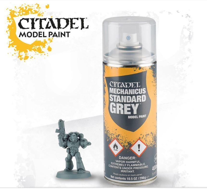 Spray Primer Mechanicus Standard Grey | GrognardGamesBatavia