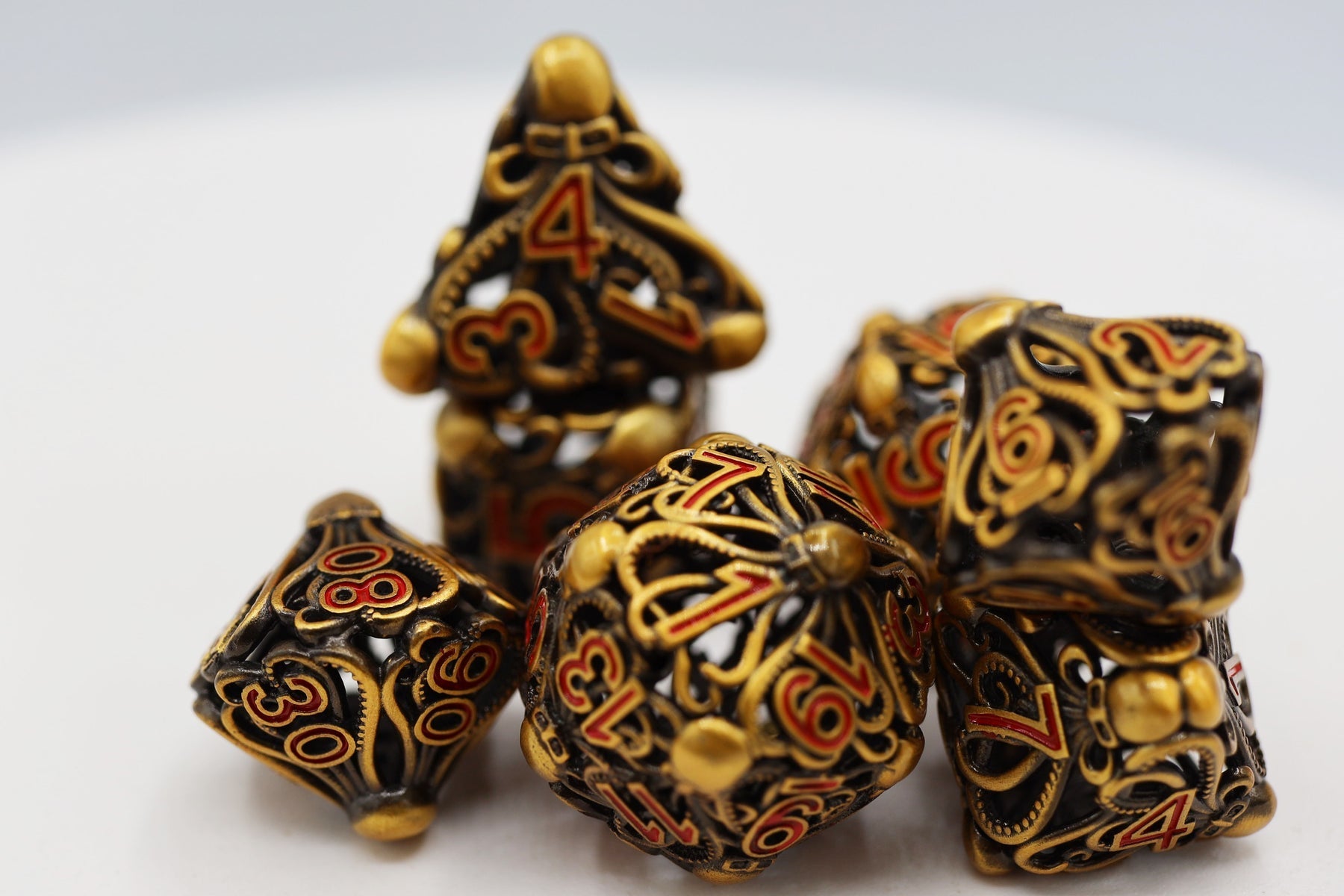 Mind Eater Hollow RPG Metal Dice Set | GrognardGamesBatavia