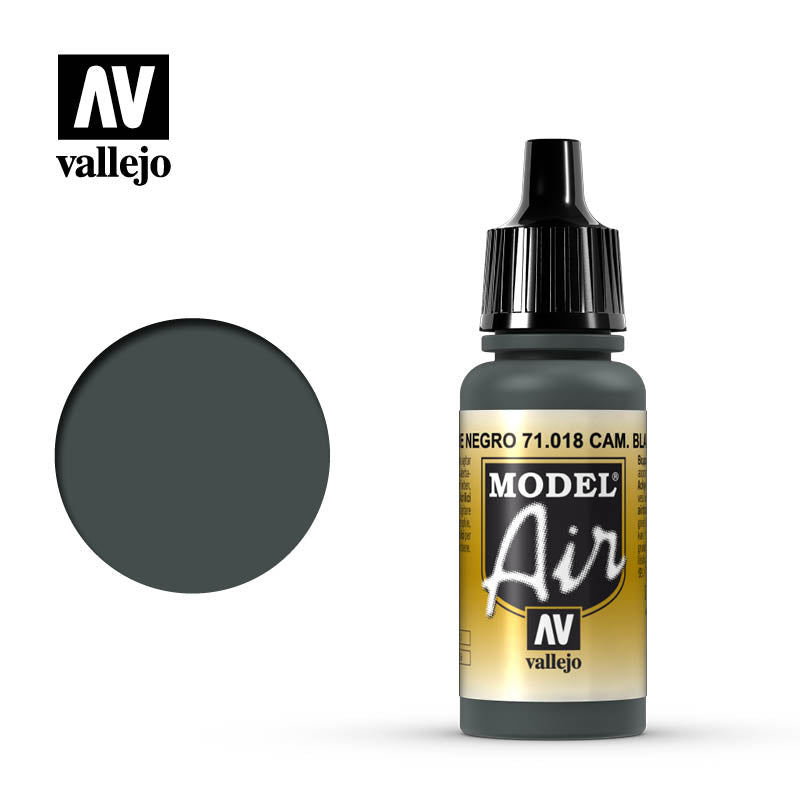 71.018 Vallejo Model Air Black Green | GrognardGamesBatavia