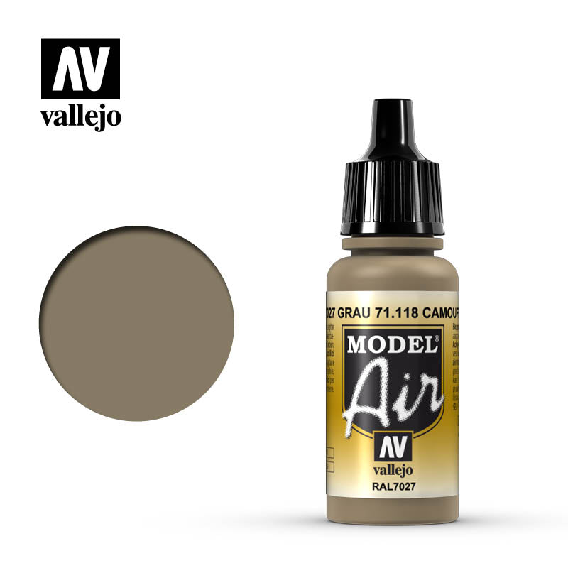 71.118 Vallejo Model Air Camouflage Grey | GrognardGamesBatavia