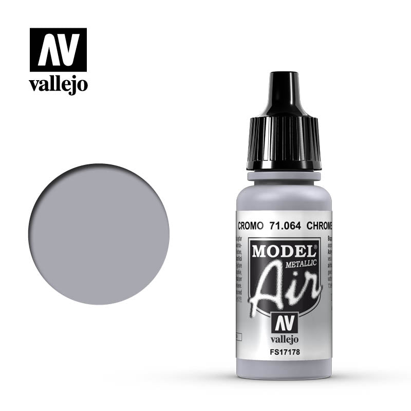 71.064 Vallejo Model Air Chrome (Metallic) | GrognardGamesBatavia