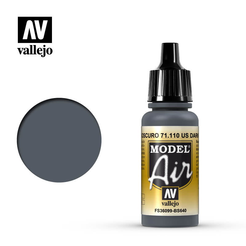 71.110 Vallejo Model Air Dark Grey | GrognardGamesBatavia