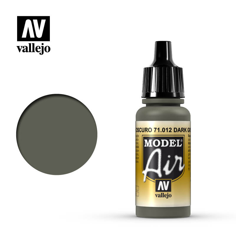 71.012 Vallejo Model Air Dark Green | GrognardGamesBatavia