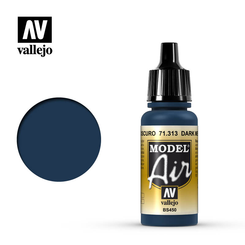 71.313 Vallejo Model Air Dark Mediterranean Blue | GrognardGamesBatavia