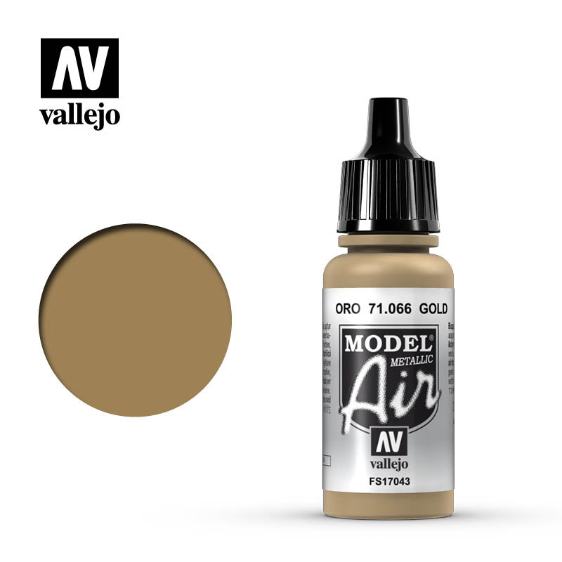 71.066 Vallejo Model Air Gold (Metallic) | GrognardGamesBatavia