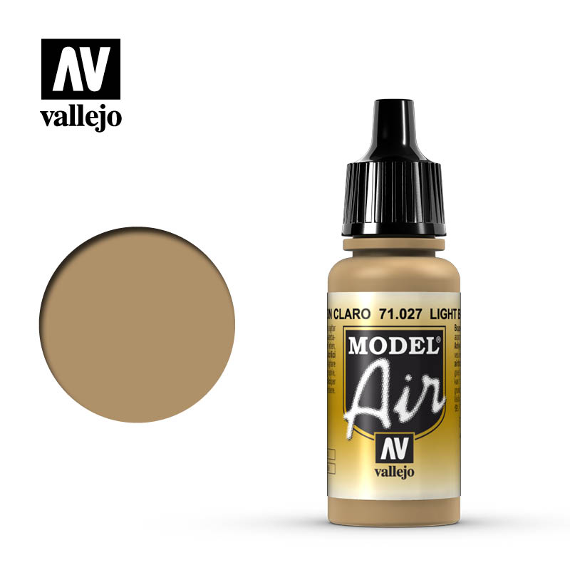 71.027 Vallejo Model Air Light Brown | GrognardGamesBatavia