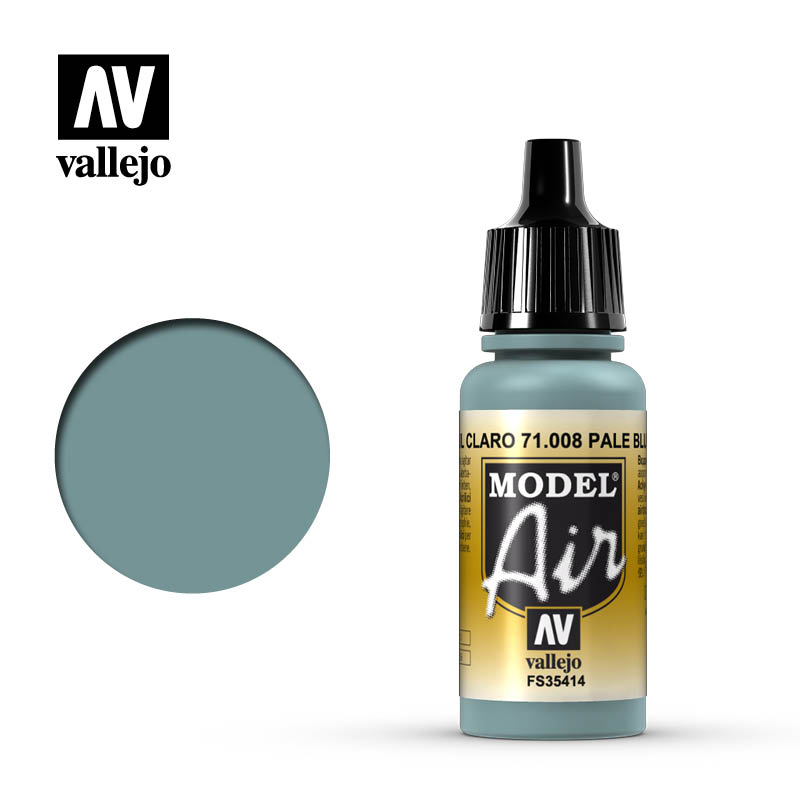 71.008 Vallejo Model Air Pale Blue | GrognardGamesBatavia