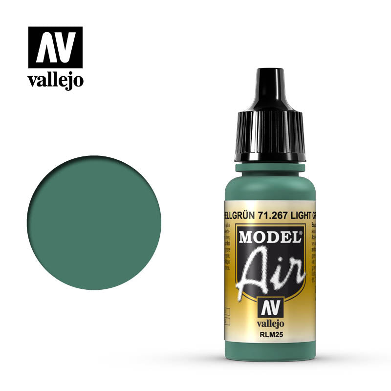 71.267 Vallejo Model Air Light Green RLM25 | GrognardGamesBatavia