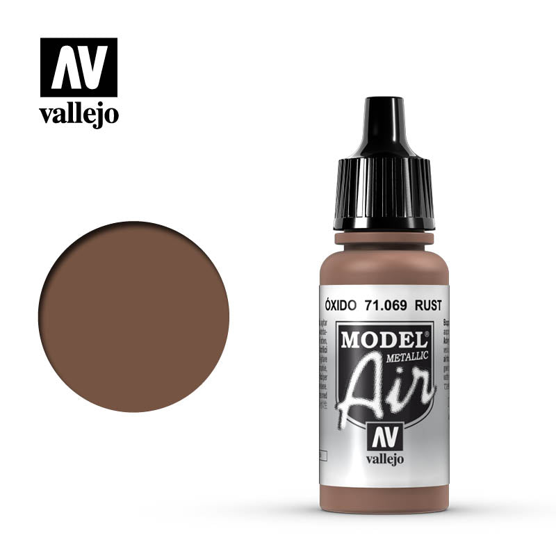 71.069 Vallejo Model Air Rust (Metallic) | GrognardGamesBatavia