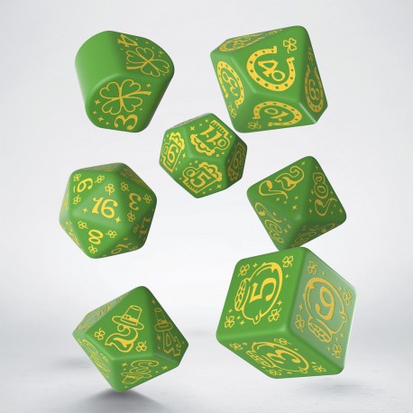 St. Patrick Modern Dice Set: Lucky Charm | GrognardGamesBatavia