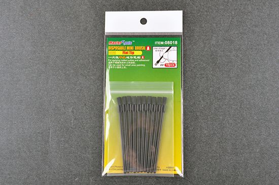 Master Tools Disposable Flat Tip Mini Brushes | GrognardGamesBatavia