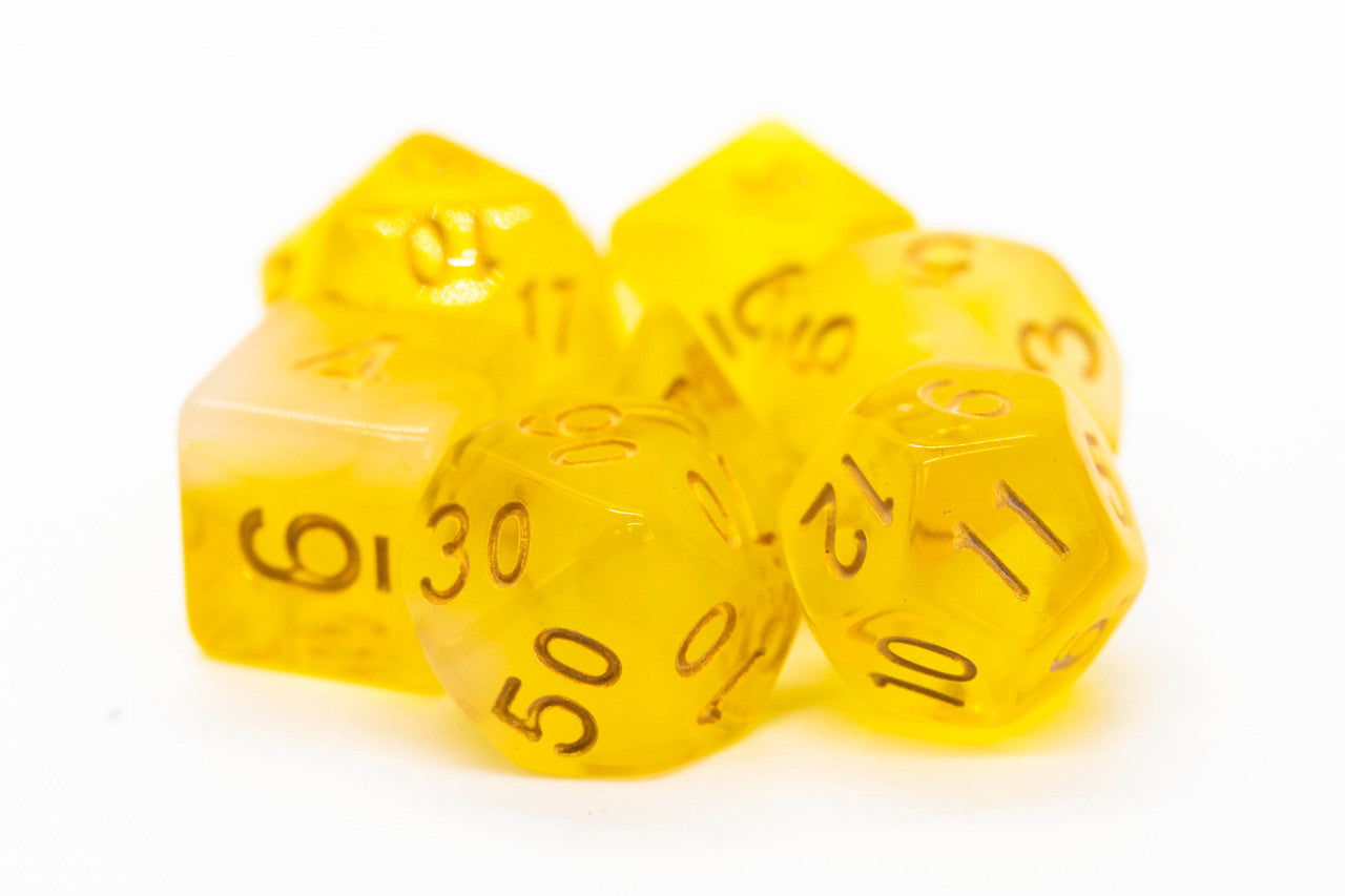 Nebula Dice - Yellow | GrognardGamesBatavia