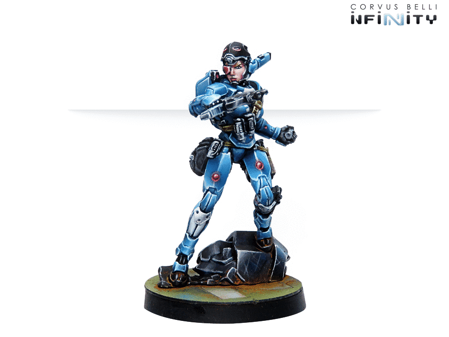 Patsy Garnett, Orc Troops Varuna Div. NCO (Submachine Gun). | GrognardGamesBatavia