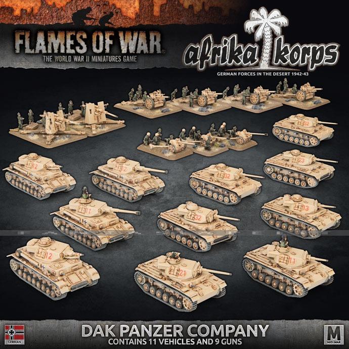 Flames of War German DAK Panzer Company | GrognardGamesBatavia