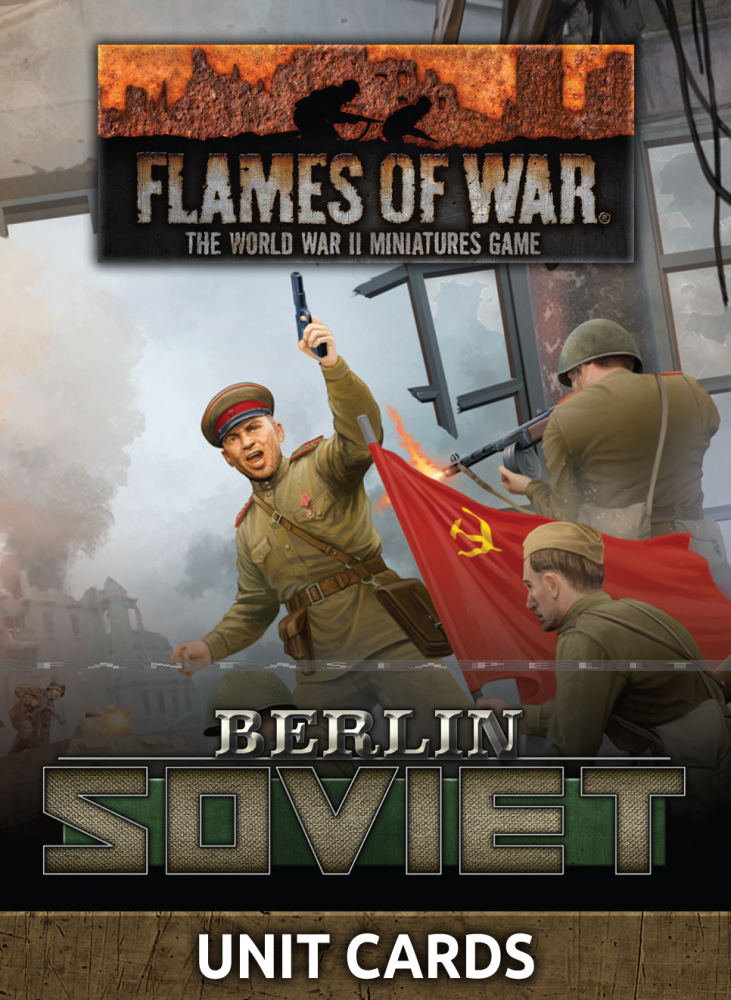 Flames of War: Berlin Soviet Unit Cards | GrognardGamesBatavia