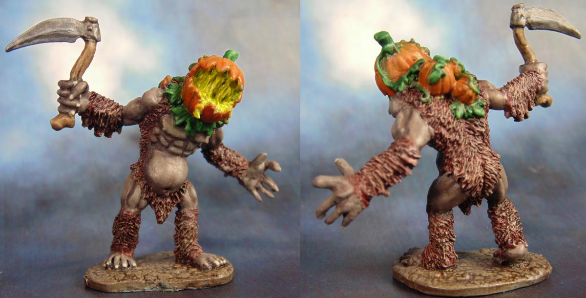 Reaper Bones 30047 Pumpkin Headed Bugbear | GrognardGamesBatavia