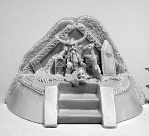 Bones 77570 Dwarf King on Throne | GrognardGamesBatavia