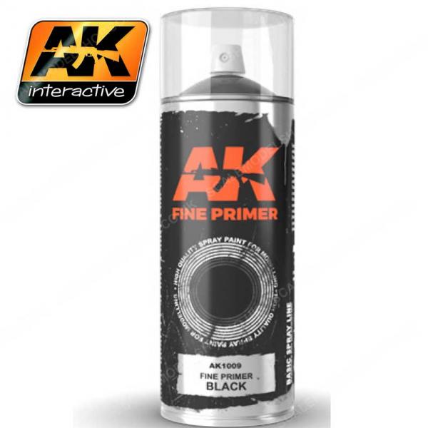 AK interactive Fine Primer Black 200ml | GrognardGamesBatavia