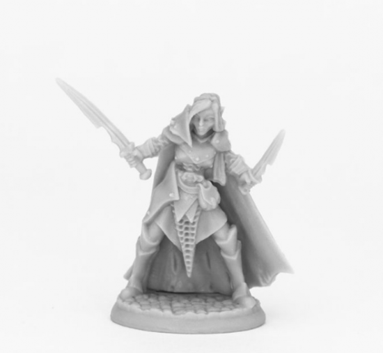 Bones 44070 Dark Elf Female Warrior | GrognardGamesBatavia