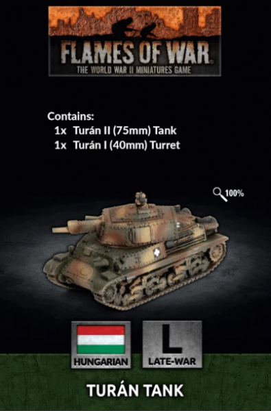 Hungarian Turan Tank | GrognardGamesBatavia