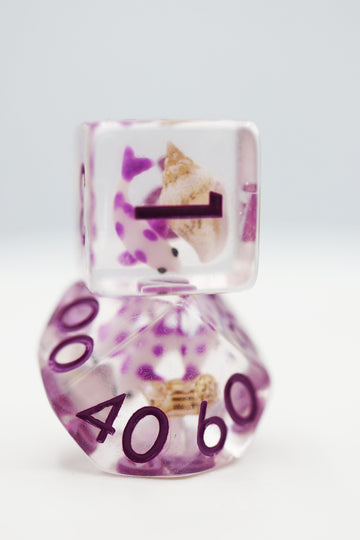 PURPLE KOI FISH RPG DICE SET | GrognardGamesBatavia