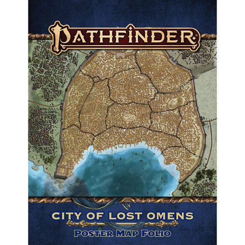 Pathfinder 2E - City of Lost Omens Map Folio | GrognardGamesBatavia