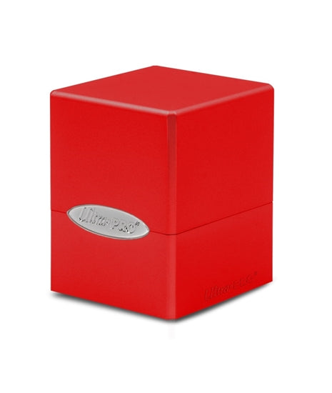 Ultra Pro Satin Cube Apple Red | GrognardGamesBatavia