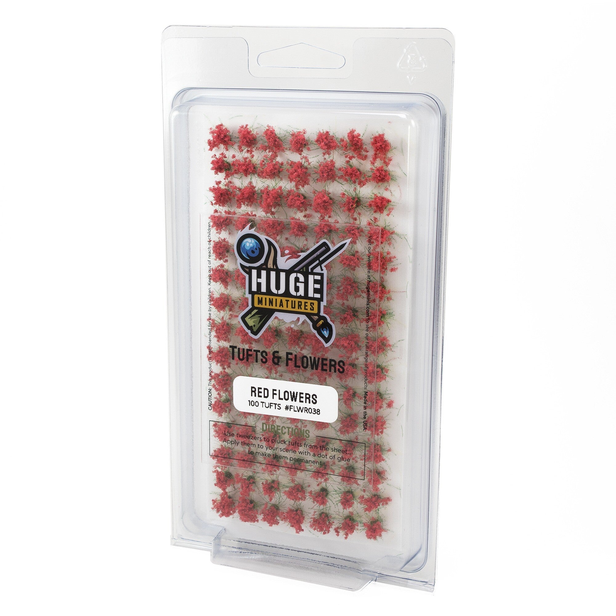 Huge Miniatures Red Flowers | GrognardGamesBatavia