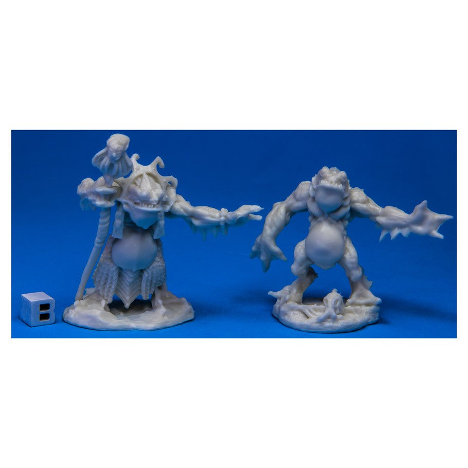 Bones 77520 Deep One Priest & Servitor (2) | GrognardGamesBatavia